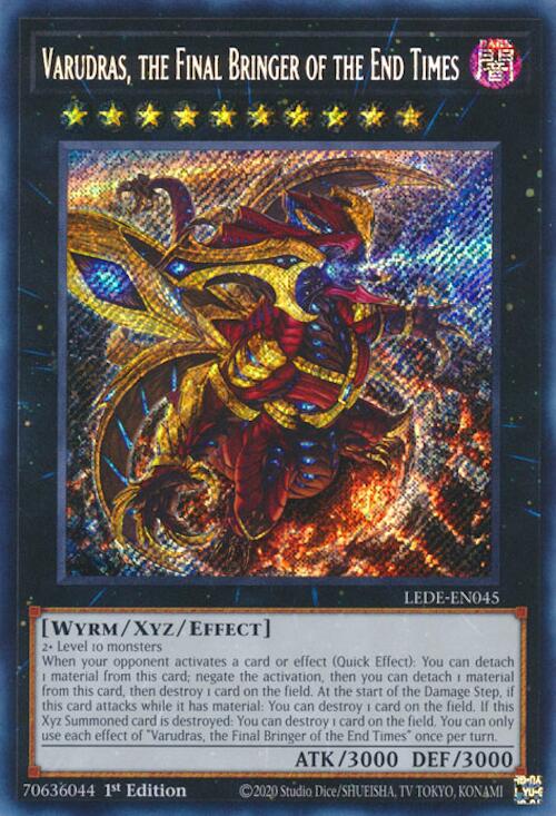 Varudras, the Final Bringer of the End Times [LEDE-EN045] Secret Rare