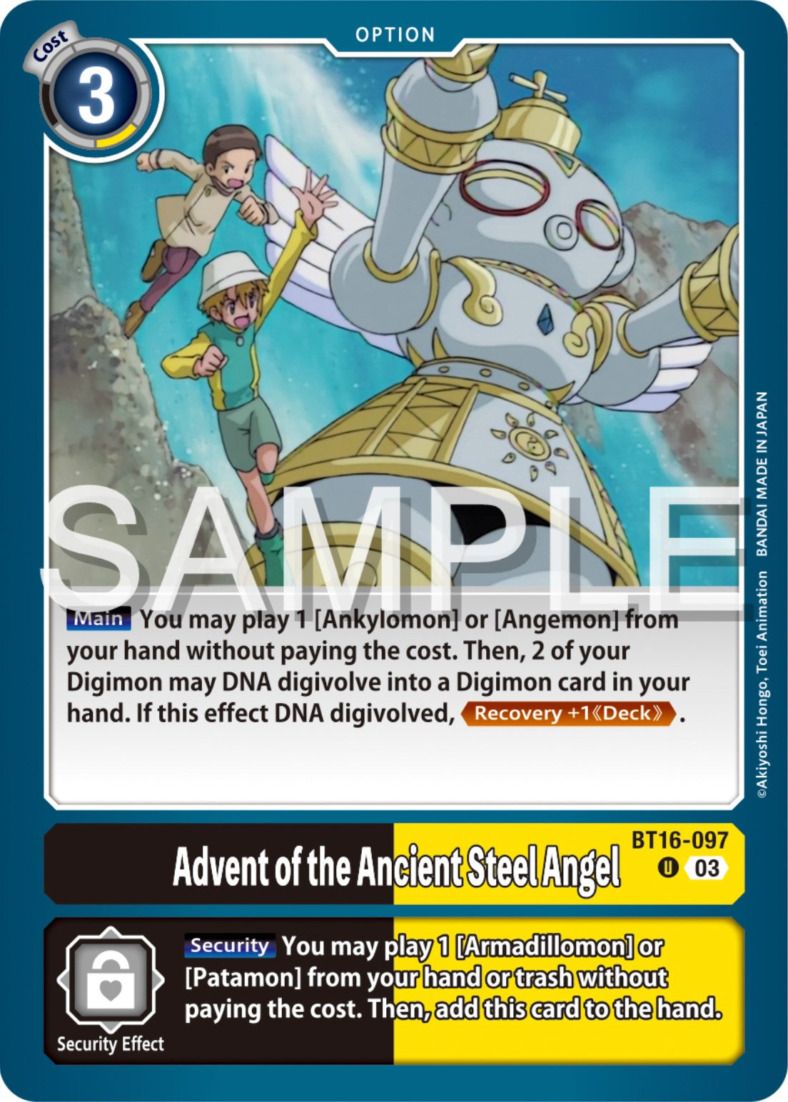 Advent of the Ancient Steel Angel [BT16-097] [Beginning Observer]