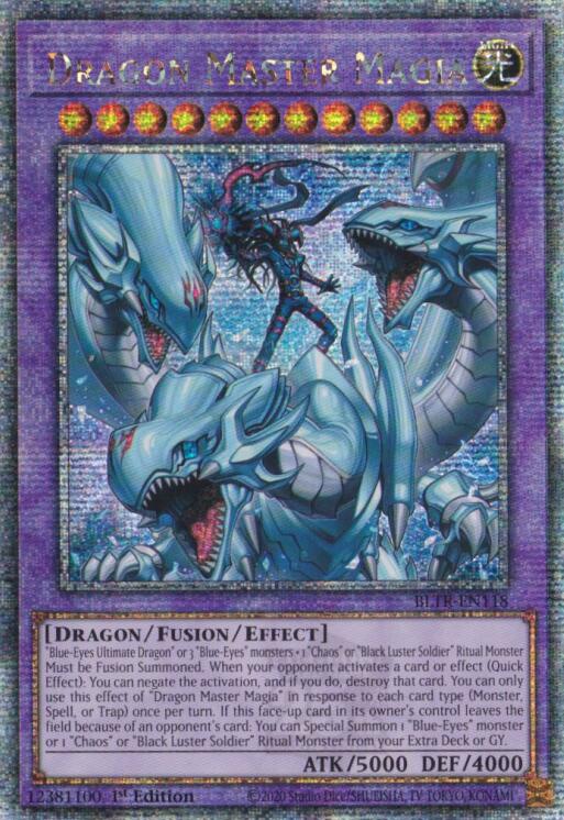 Dragon Master Magia (Quarter Century Secret Rare) [BLTR-EN118] Quarter Century Secret Rare