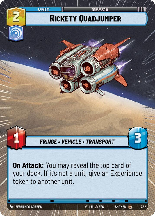 Rickety Quadjumper (332) (Hyperspace) (332) [Shadows of the Galaxy]