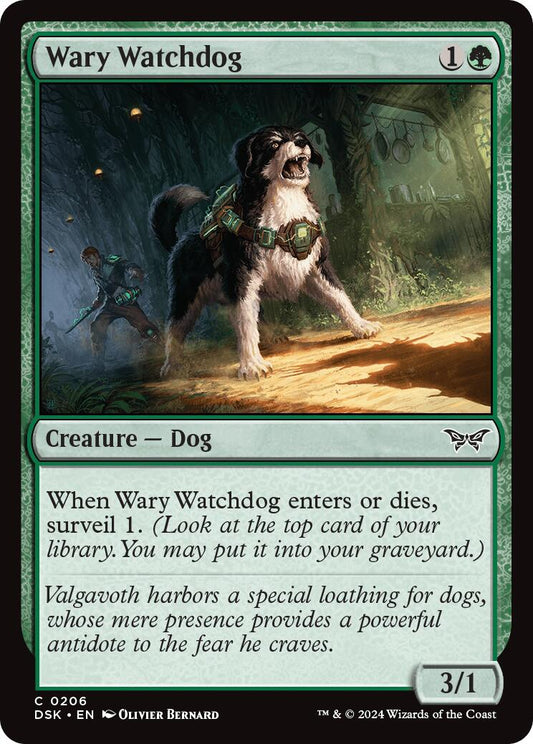 Wary Watchdog [Duskmourn: House of Horror]