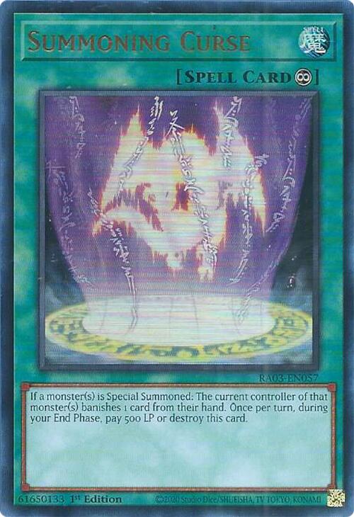 Summoning Curse (UR) [RA03-EN057] Ultra Rare