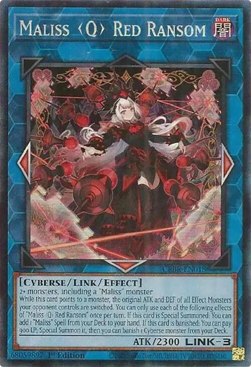Maliss Q Red Ransom (CR) [CRBR-EN018] Collector's Rare