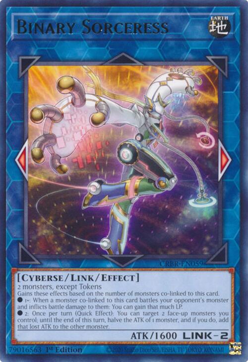 Binary Sorceress [CRBR-EN059] Rare