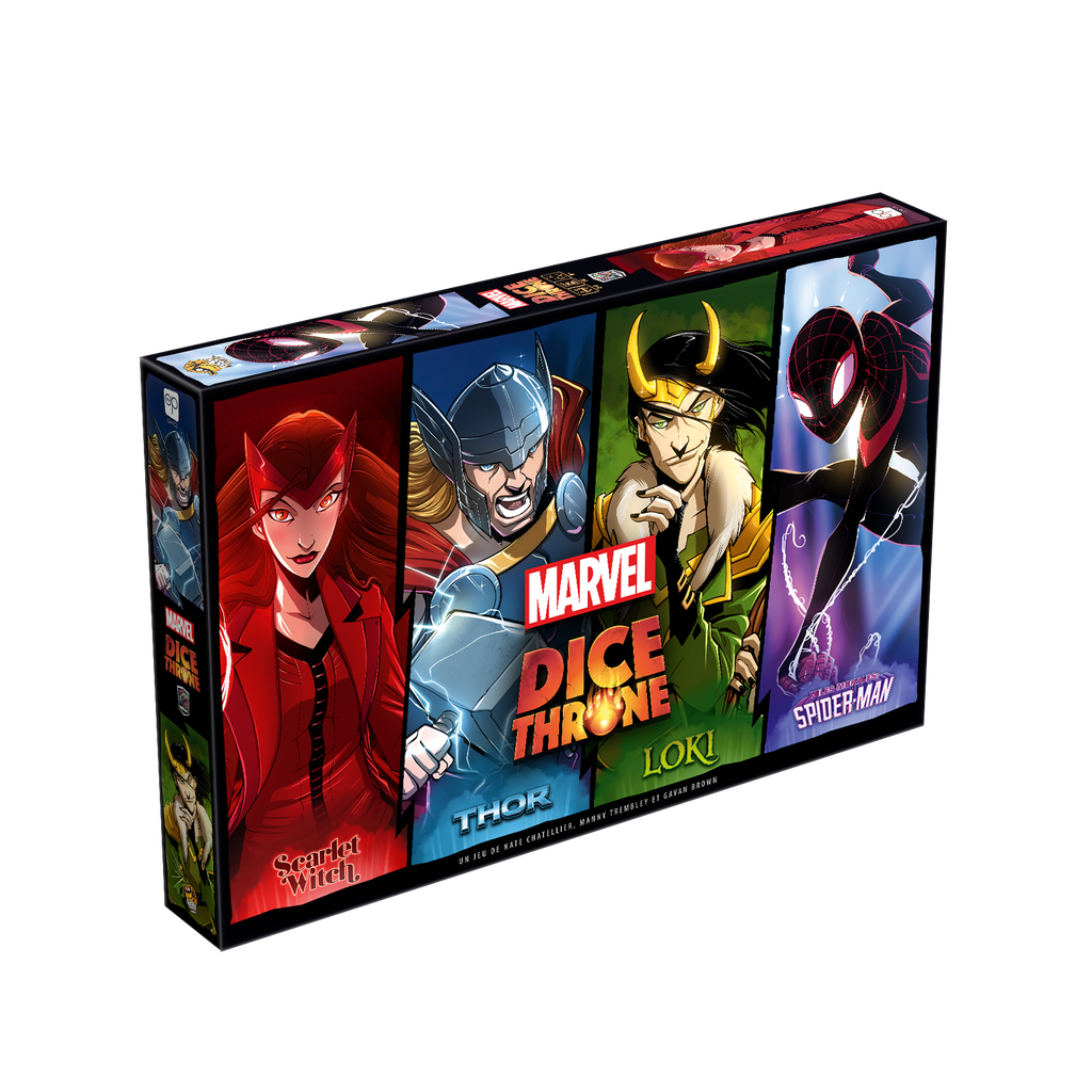 Dice Throne Marvel - Scarlet Witch, Thor, Loki, Spider-Man (FR)
