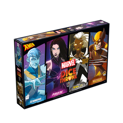 Dice Throne Marvel X-Men - Ice Man, Psylocke, Storm, Wolverine (FR)