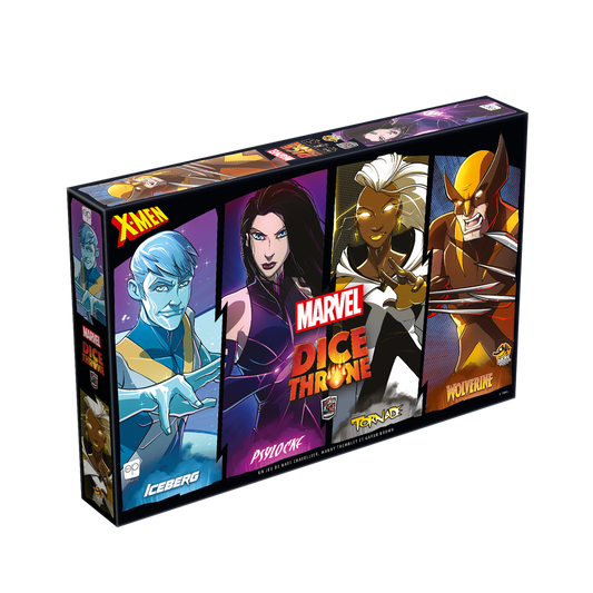 Dice Throne Marvel X-Men - Ice Man, Psylocke, Storm, Wolverine (FR)