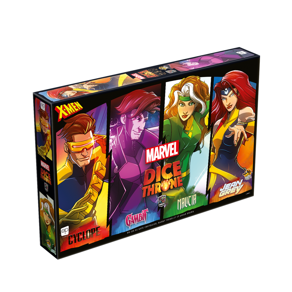 Dice Throne Marvel X-Men - Cyclops, Gambit, Rogue, Jean Grey (FR)