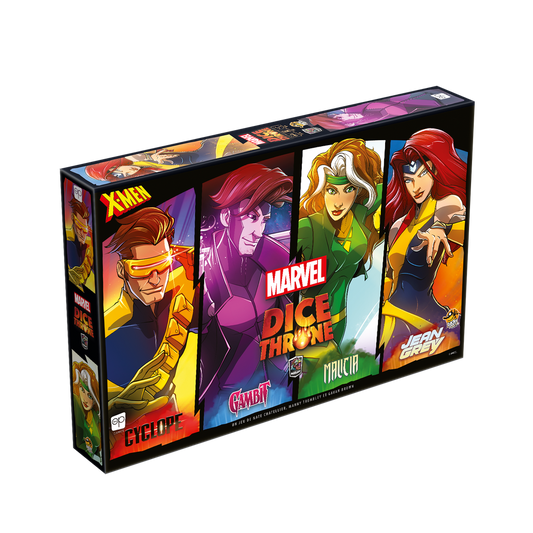 Dice Throne Marvel X-Men - Cyclops, Gambit, Rogue, Jean Grey (FR)