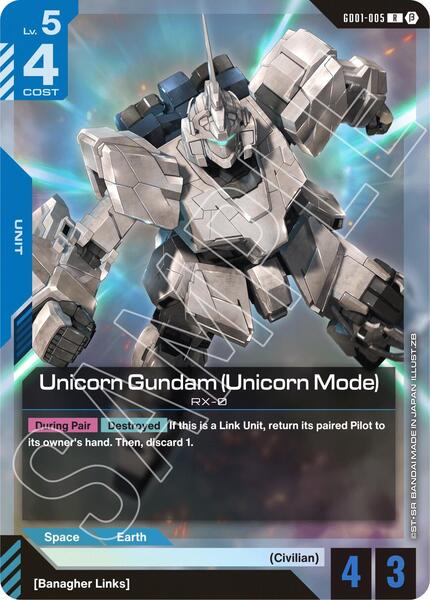 Unicorn Gundam (Unicorn Mode) (005) [Edition Beta]