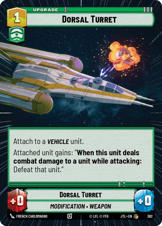 Dorsal Turret (382) (Hyperspace) (382) [Jump to Lightspeed]