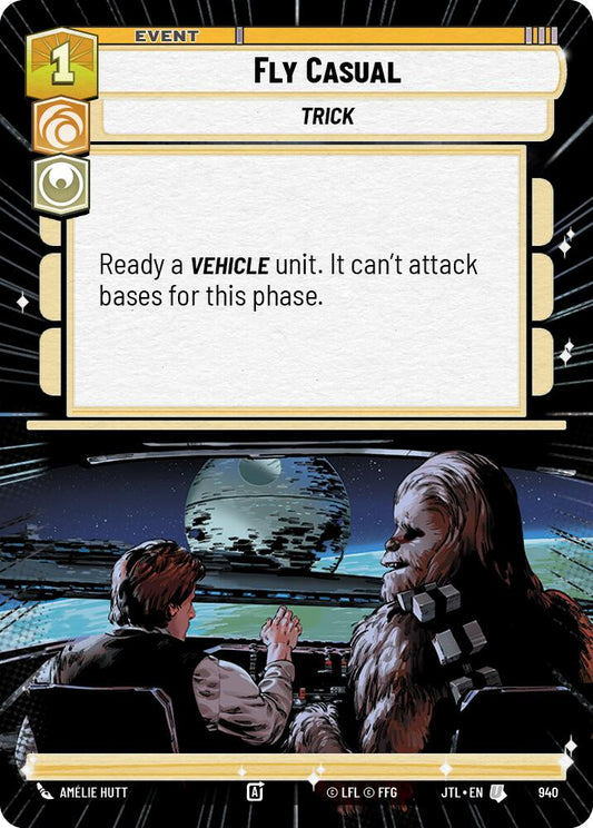 Fly Casual (940) (Hyperspace Foil) (940) [Jump to Lightspeed]