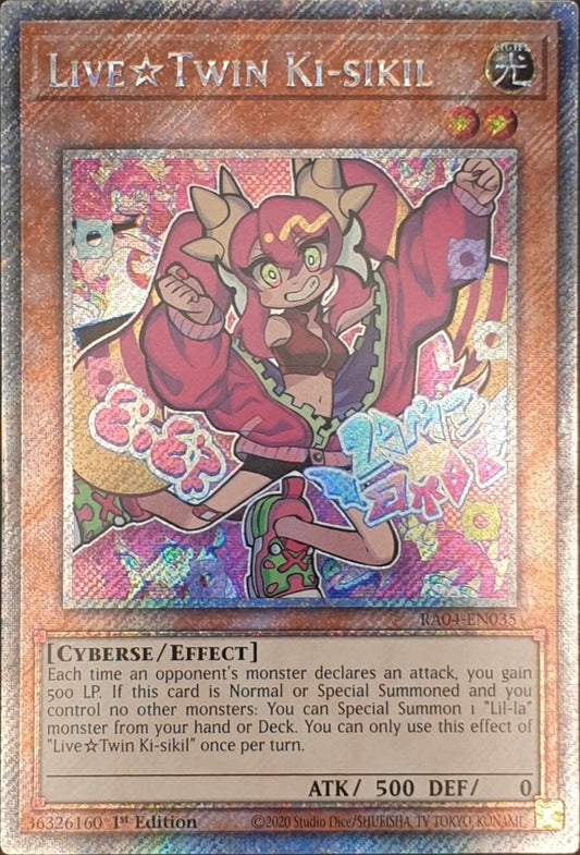 LiveTwin Ki-sikil [RA04-EN035] Platinum Secret Rare