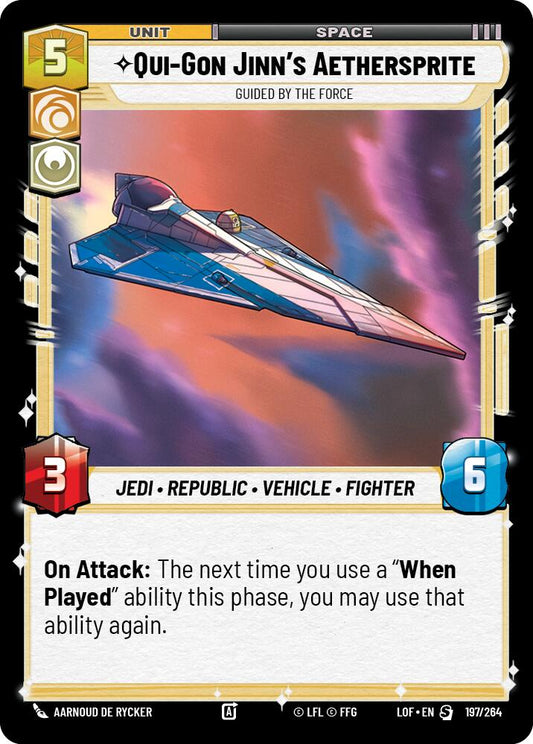 Qui-Gon Jinn's Aethersprite - Guided by the Force (197/264) (197/264) [Legends of the Force]