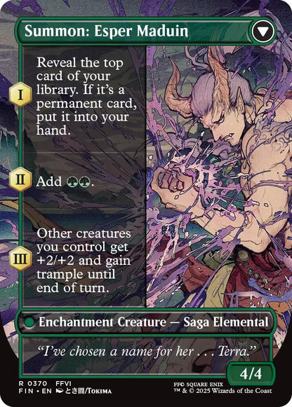 Esper Origins // Summon: Esper Maduin (Borderless) [FINAL FANTASY]