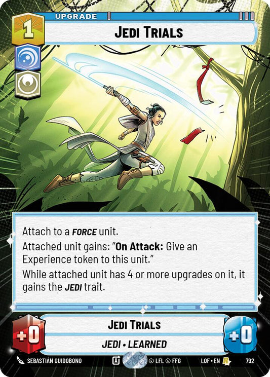 Jedi Trials (792) (Hyperspace Foil) (792) [Legends of the Force]