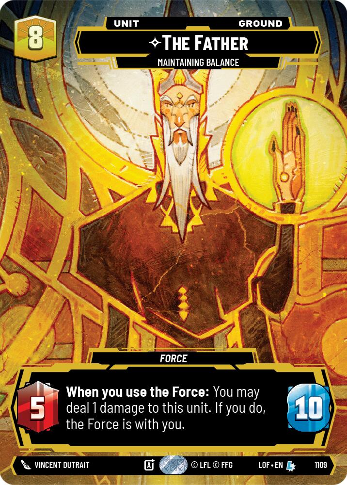 The Father - Maintaining Balance (1109) (Prestige Foil) (1109) [Legends of the Force]