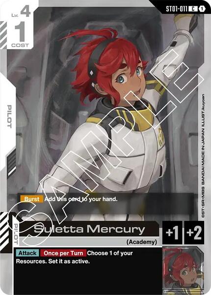 Suletta Mercury (011) [Starter Deck 01: Heroic Beginnings]