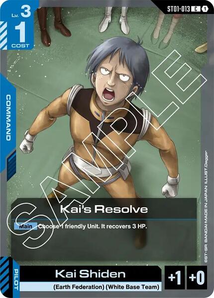 Kai's Resolve (013) [Starter Deck 01: Heroic Beginnings]