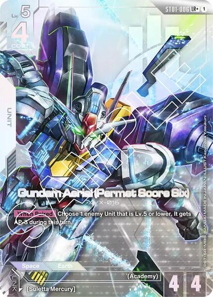 Gundam Aerial (Permet Score Six) (LR+) (006) [Starter Deck 01: Heroic Beginnings]