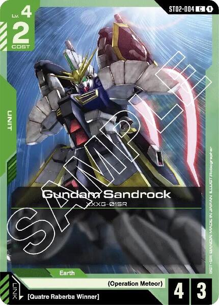 Gundam Sandrock (004) [Starter Deck 02: Wings of Advance]