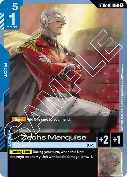 Zechs Merquise (011) [Starter Deck 02: Wings of Advance]