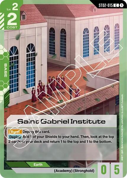 Saint Gabriel Institute (015) [Starter Deck 02: Wings of Advance]