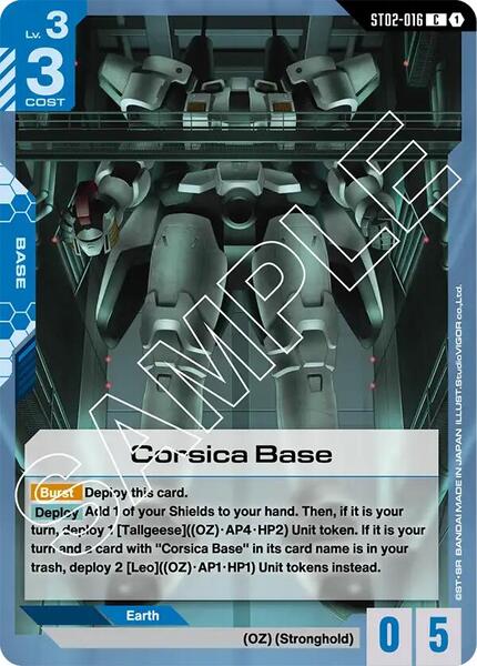 Corsica Base (016) [Starter Deck 02: Wings of Advance]