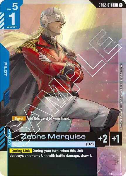 Zechs Merquise (C+) (011) [Starter Deck 02: Wings of Advance]