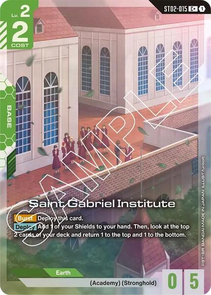 Saint Gabriel Institute (C+) (015) [Starter Deck 02: Wings of Advance]