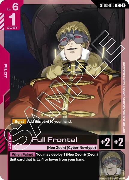Full Frontal (010) [Starter Deck 03: Zeon's Rush]
