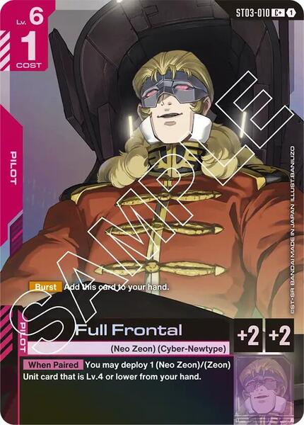 Full Frontal (C+) (010) [Starter Deck 03: Zeon's Rush]