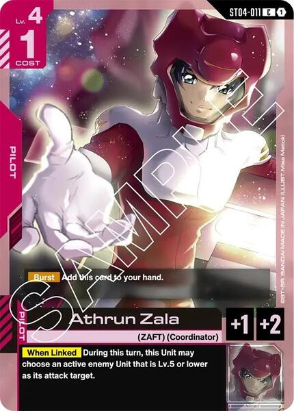 Athrun Zala (011) [Starter Deck 04: SEED Strike]