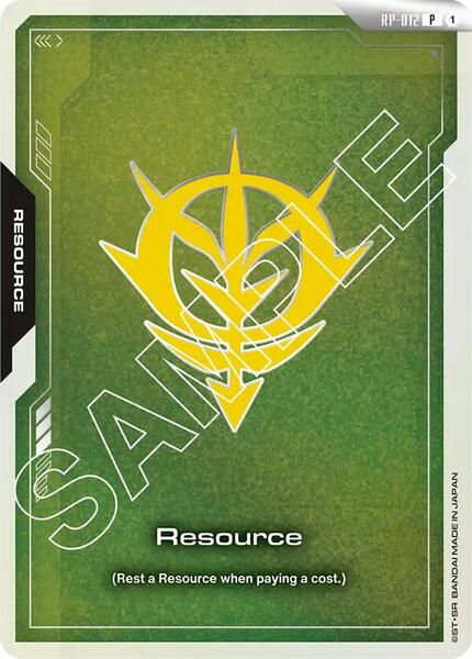 Resource (RP-012) (Zeon Force) (012) [Promotional Resource Tokens]