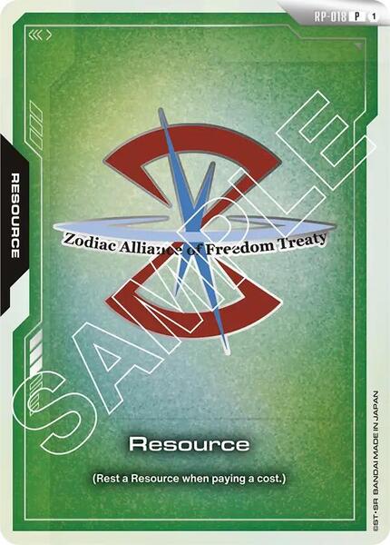 Resource (RP-018) (ZAFT) (018) [Promotional Resource Tokens]