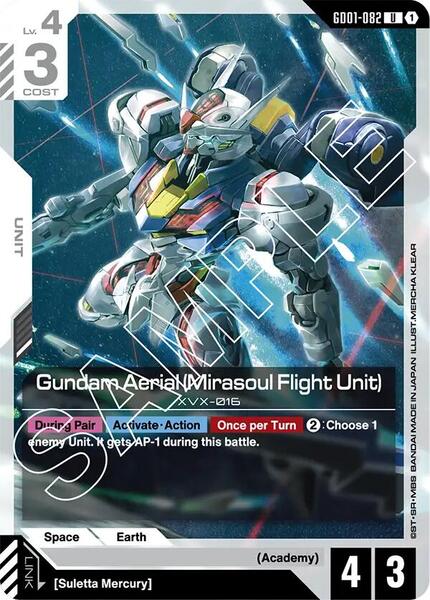 Gundam Aerial (Mirasoul Flight Unit) (082) [Newtype Rising]