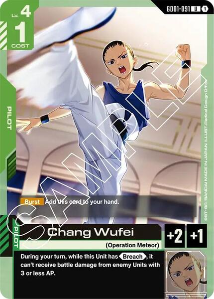 Chang Wufei (091) [Newtype Rising]