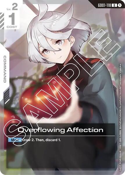 Overflowing Affection (Newtype Challenge 2025 Mission 1) (118) [Gundam Promotional Cards]