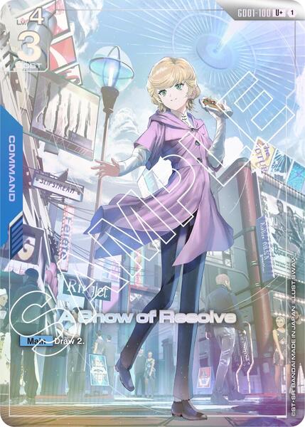 A Show of Resolve (U+) (100) [Newtype Rising]