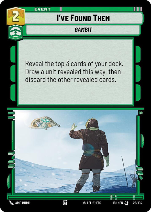 I've Found Them (25/104) (25/104) [Intro Battle: Hoth]