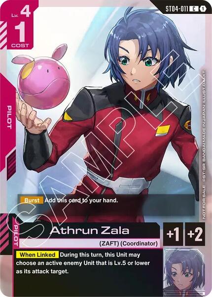 Athrun Zala (Store Tournament Participant Pack 01) (011) [Gundam Promotional Cards]