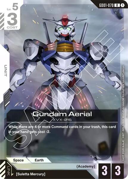 Gundam Aerial (Store Tournament Participant Pack 01) (070) [Gundam Promotional Cards]