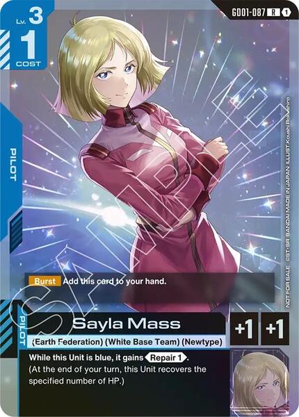 Sayla Mass (Store Tournament Participant Pack 01) (087) [Gundam Promotional Cards]