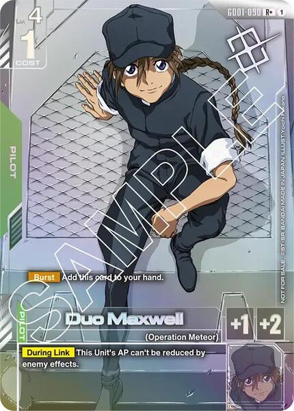 Duo Maxwell (Store Tournament Winner Pack 01) (090) [Gundam Promotional Cards]