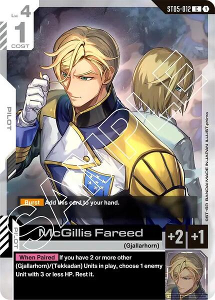 McGillis Fareed (012) [Starter Deck 05: Iron Bloom]