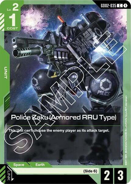 Police Zaku (Armored RRU Type) (035) [Dual Impact]