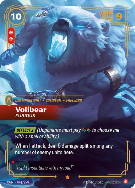 Volibear - Furious (041/298) [Origins]