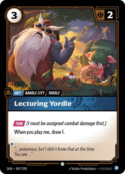 Lecturing Yordle (087/298) [Origins]
