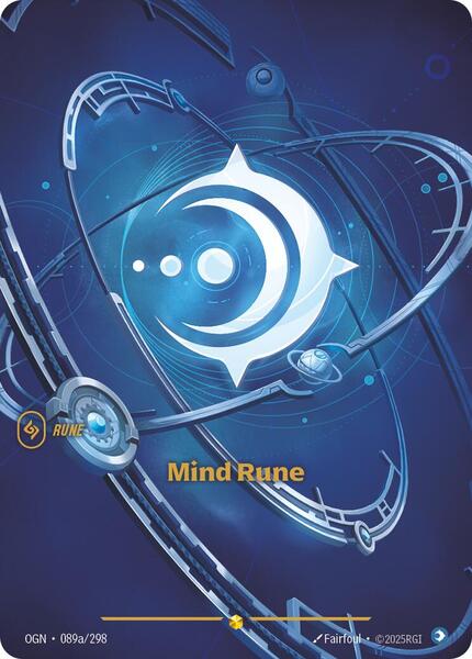 Mind Rune (Alternate Art) (089a/298) [Origins]