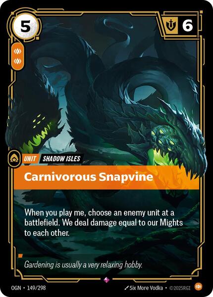 Carnivorous Snapvine (149/298) [Origins]
